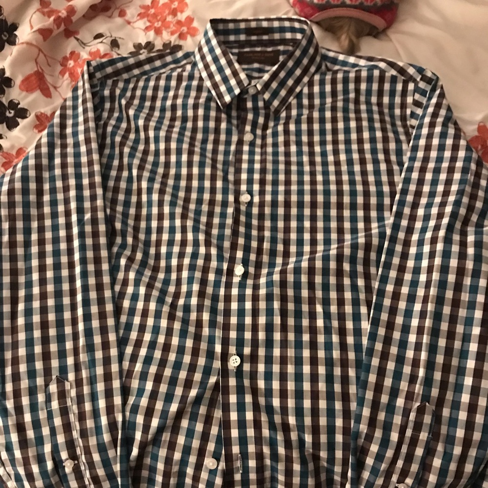 Button Down Long Sleeve Dress Shirt